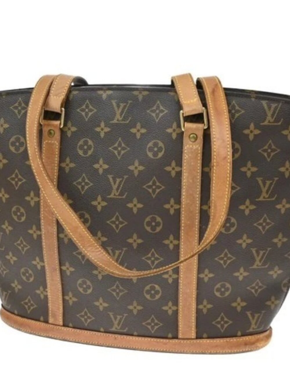 LOUIS VUITTON BABYLONE Shoulder Bag Monogram Leather Brown France M51102 34KD414